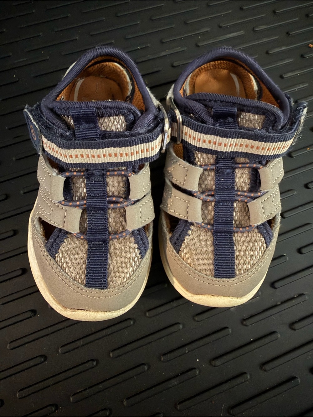 Stride Rite 360 Flynn Navy Sneaker Sandal Kids Toddler Size 6M